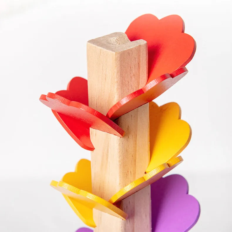 Montessori Wooden Rainbow Tree