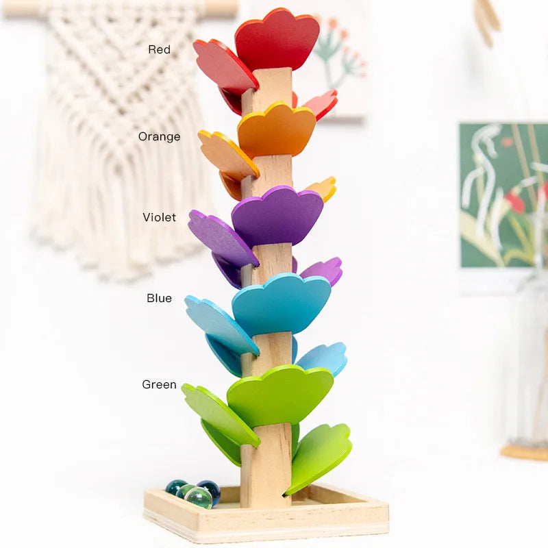 Montessori Wooden Rainbow Tree