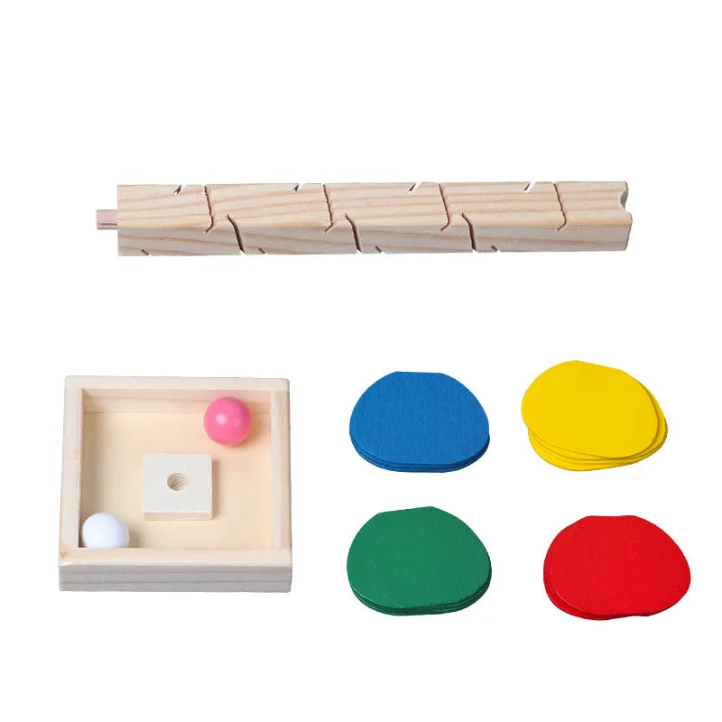 Montessori Wooden Rainbow Tree