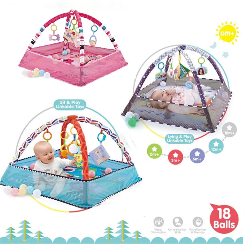 Baby Activity Mat with Fence