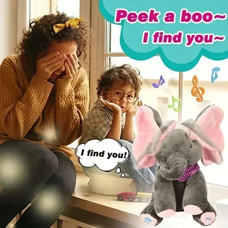 Peekaboo Elephant Plush Toy