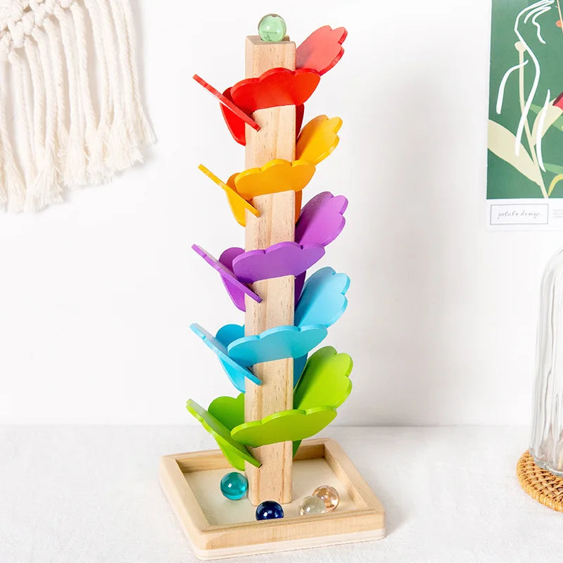 Montessori Wooden Rainbow Tree