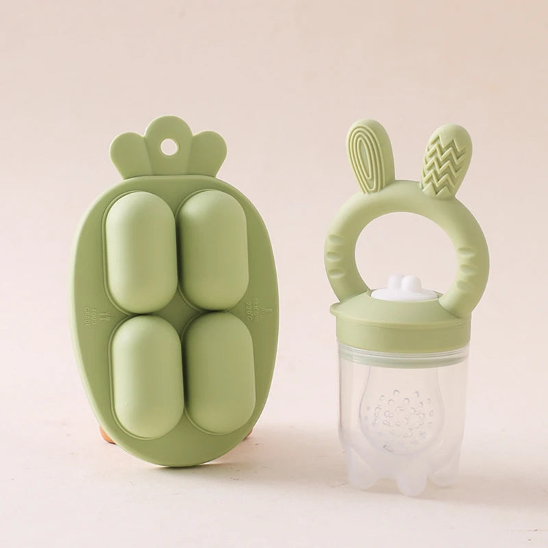 Reusable Animal Fruit Feeder Set