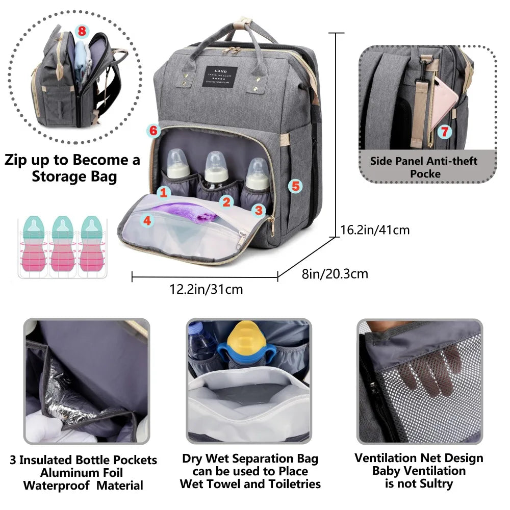 Portable Baby Bed Backpack