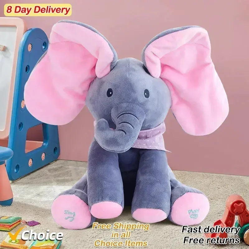 Peekaboo Elephant Plush Toy