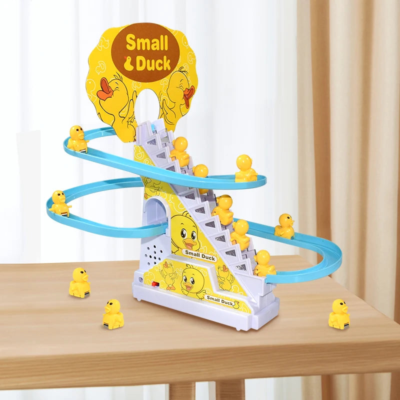 Climbing Stairs Track Toys - Electric Duck