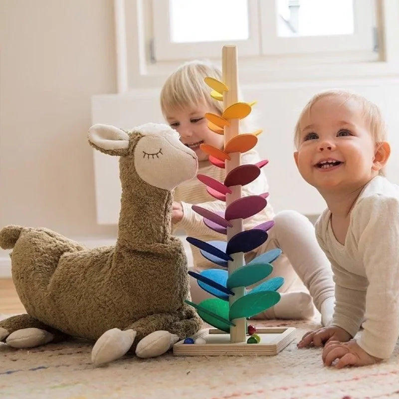 Montessori Wooden Rainbow Tree