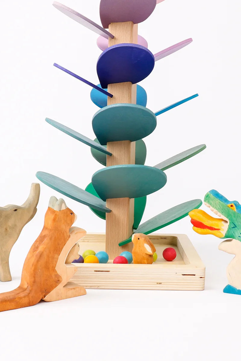 Montessori Wooden Rainbow Tree