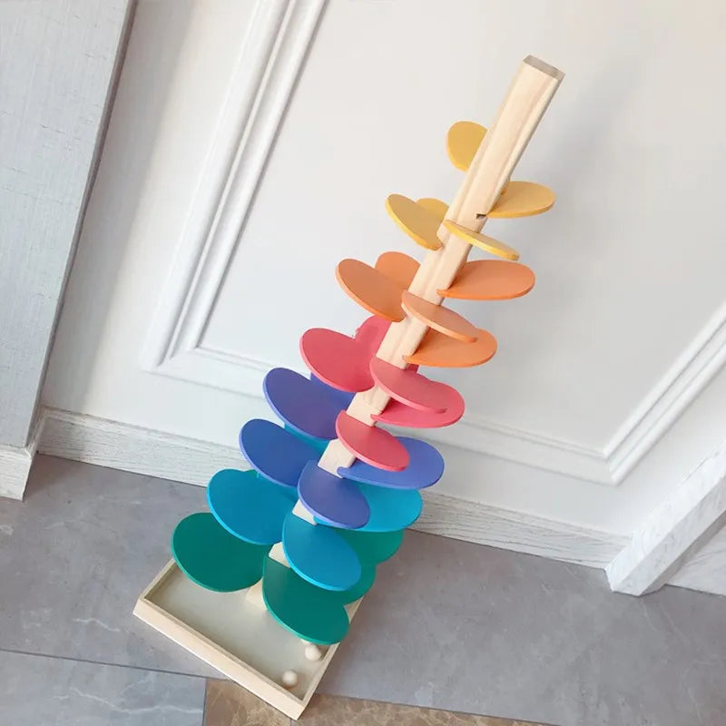 Montessori Wooden Rainbow Tree