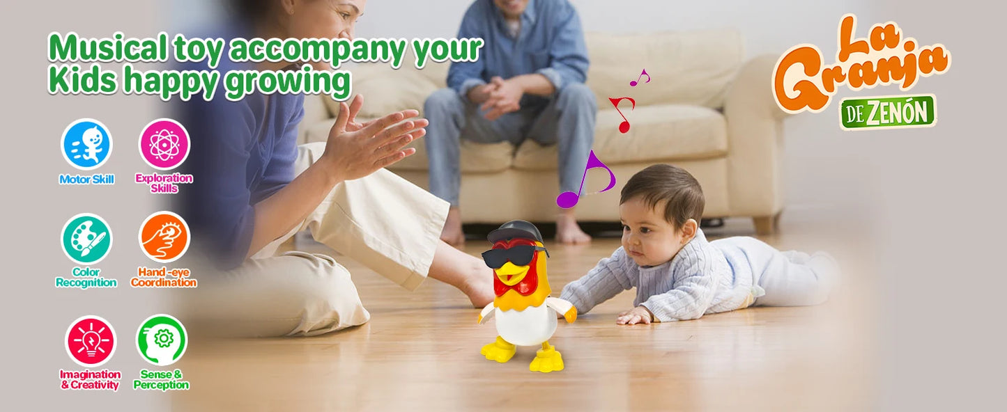 Dancing Chicken Bartolito - Interactive Toddler Toy