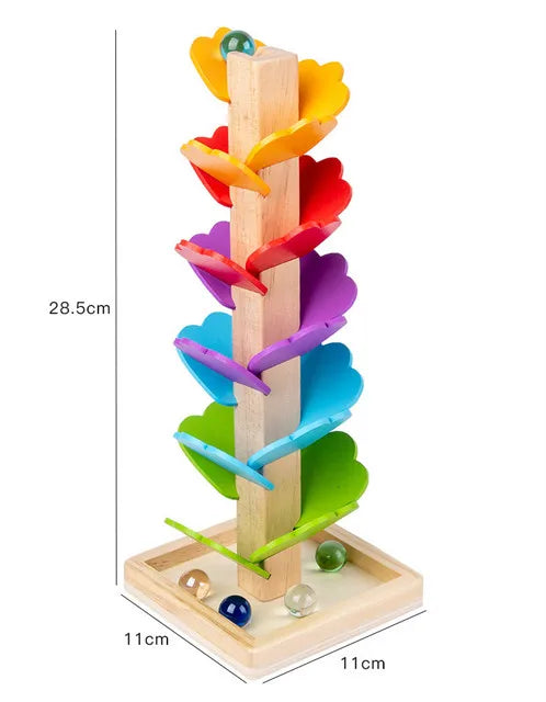 Montessori Wooden Rainbow Tree