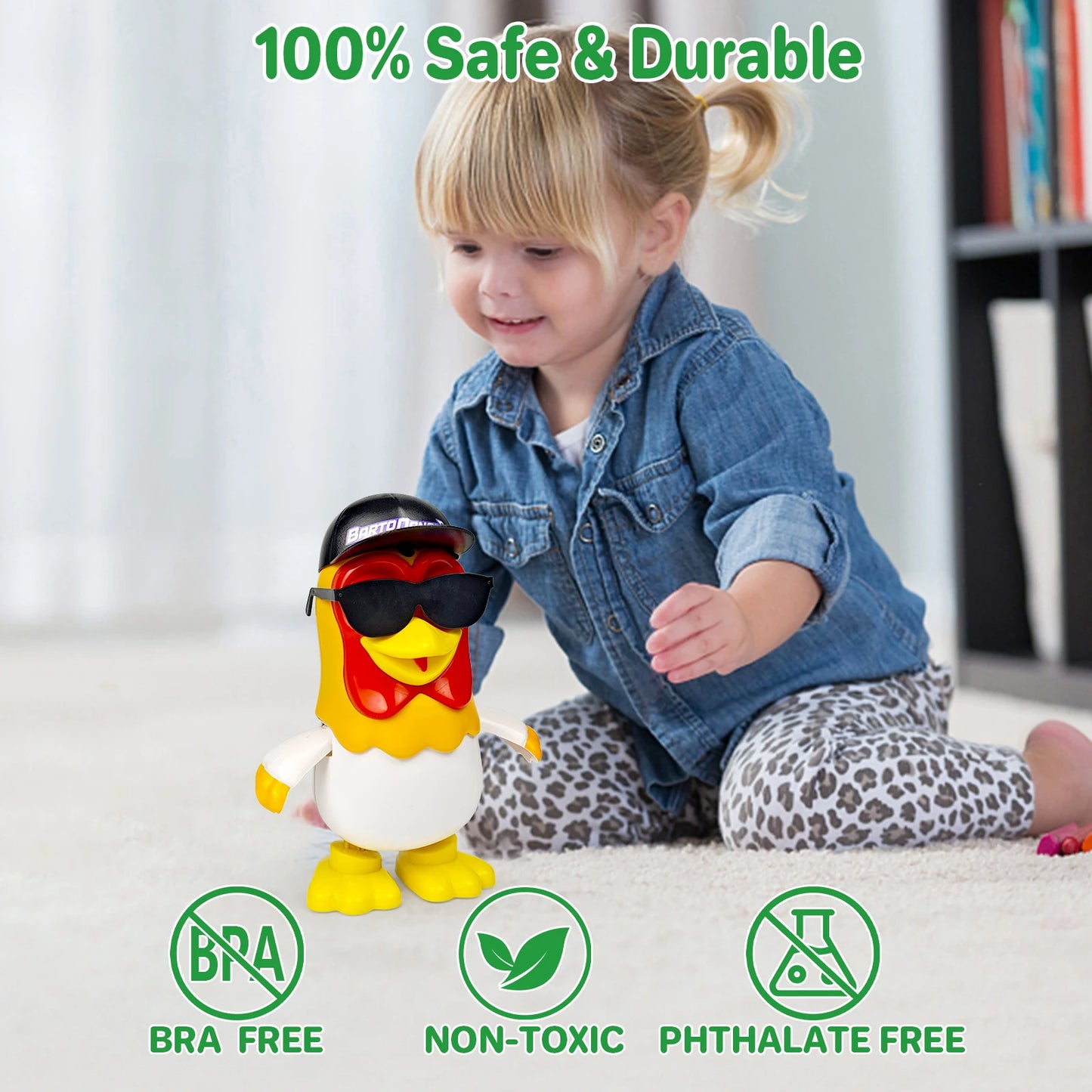 Dancing Chicken Bartolito - Interactive Toddler Toy