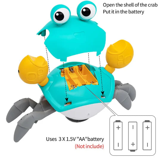 Dancing Crab Crawling Toy