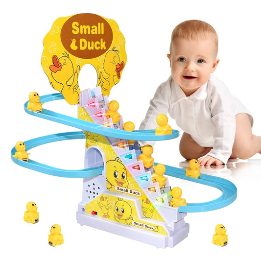 Climbing Stairs Track Toys - Electric Duck