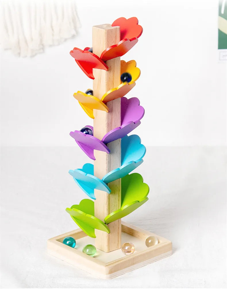 Montessori Wooden Rainbow Tree