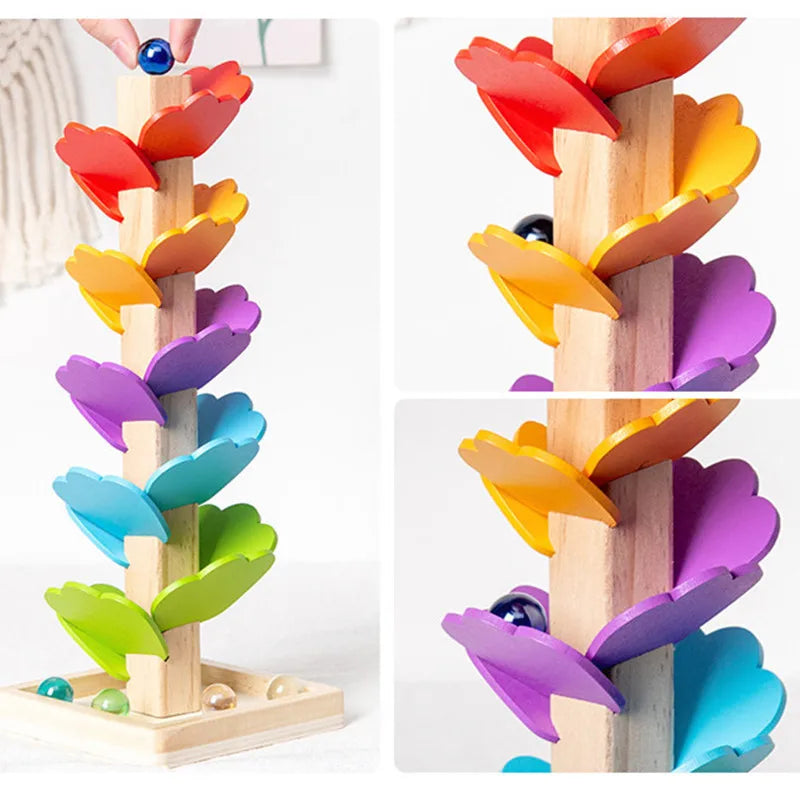 Montessori Wooden Rainbow Tree